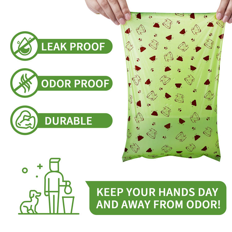 Biodegradable Dog Poop Bags, 8 Rolls 120 Bags