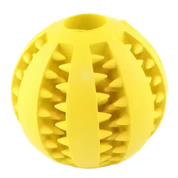 Interactive Dog Treat Rubber Dispenser Balls 6cm
