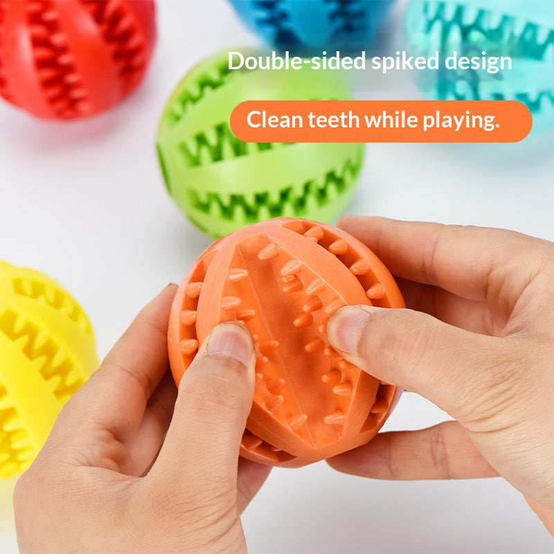 Interactive Dog Treat Rubber Dispenser Balls 6cm