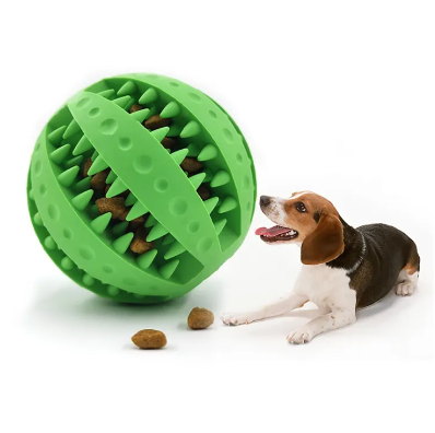 Interactive Dog Treat Rubber Dispenser Balls 7cm